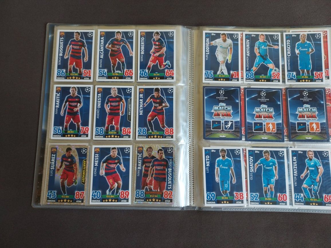 Album+333 różne karty Match Attax 2015/16 Champions League