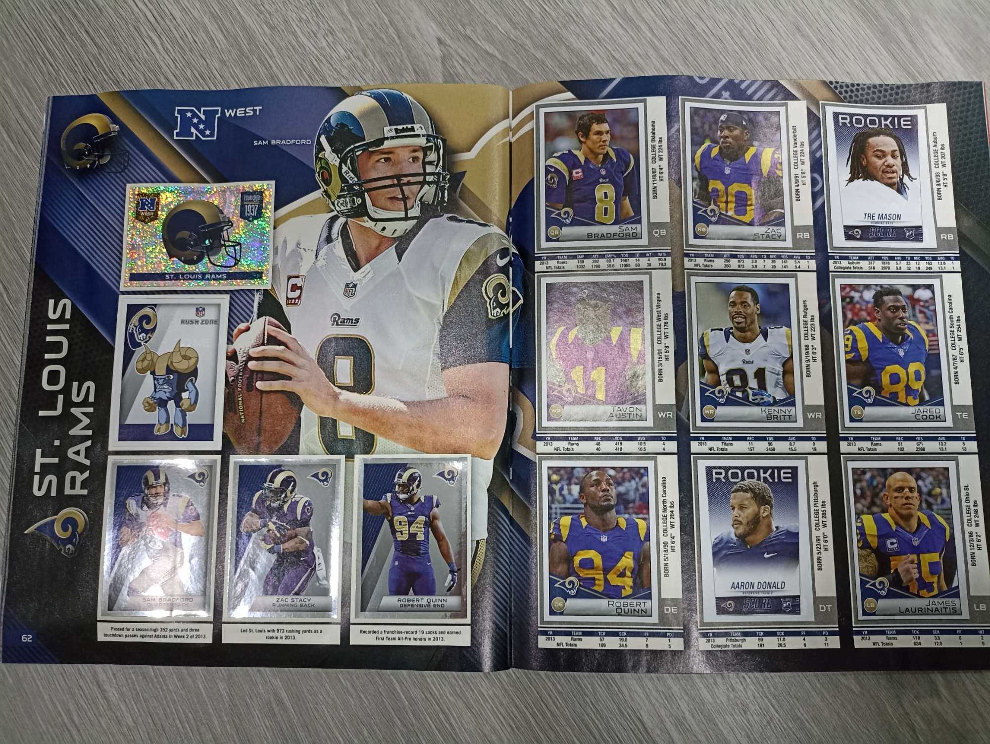 Caderneta NFL 2014 Panini