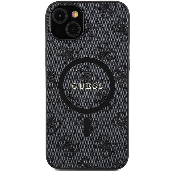 Etui Guess 4G Collection Leather Metal Logo MagSafe na iPhone 14 / 15