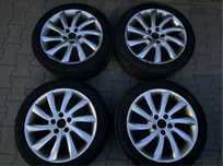 Felgi 17 5x110 65,1 ET41 7,5J Alfa Romeo + 2 letnie opony Kormoran 23r
