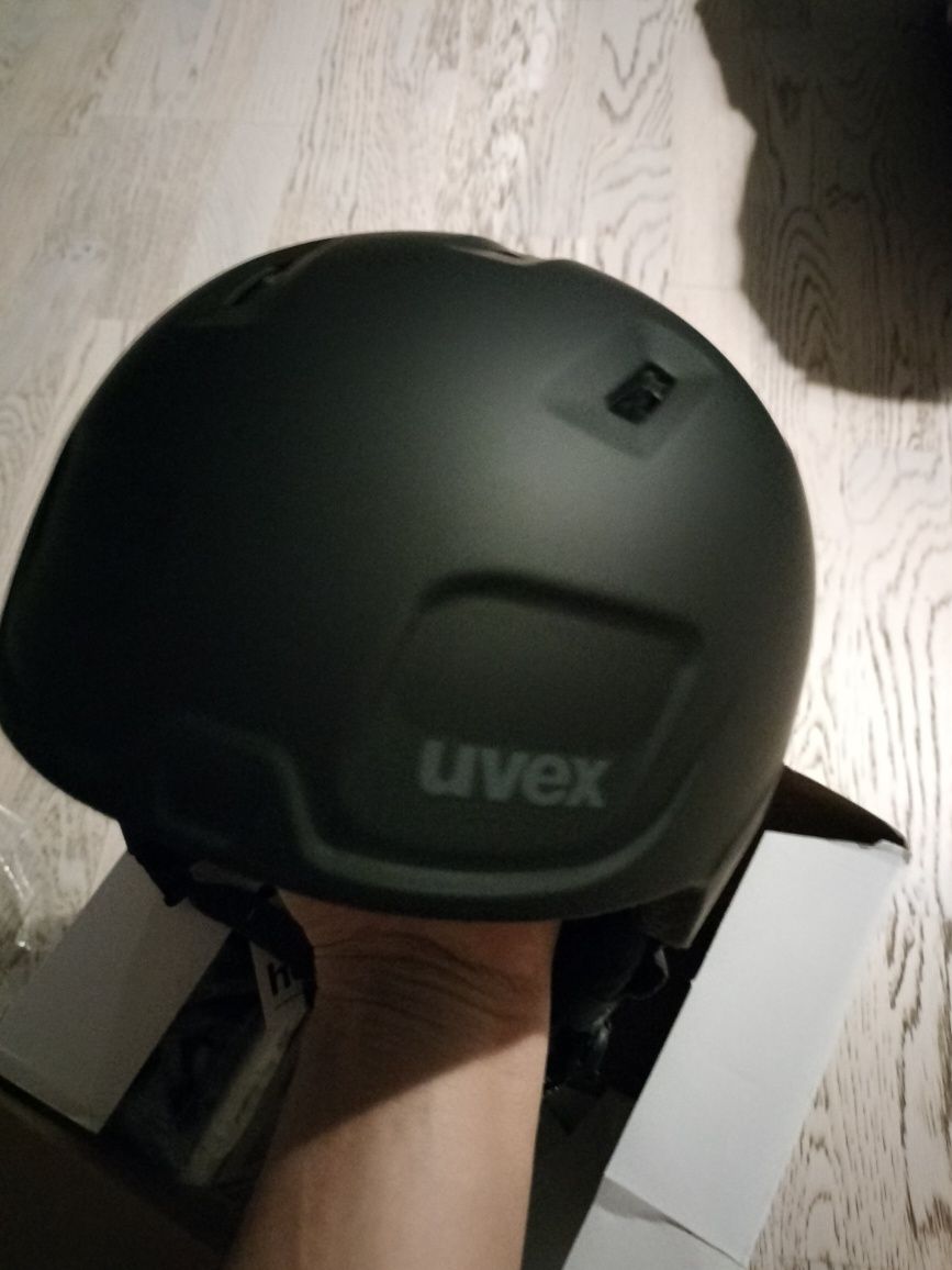 Kask narciarski Uvex Heyya Pro Set i gogle czarny