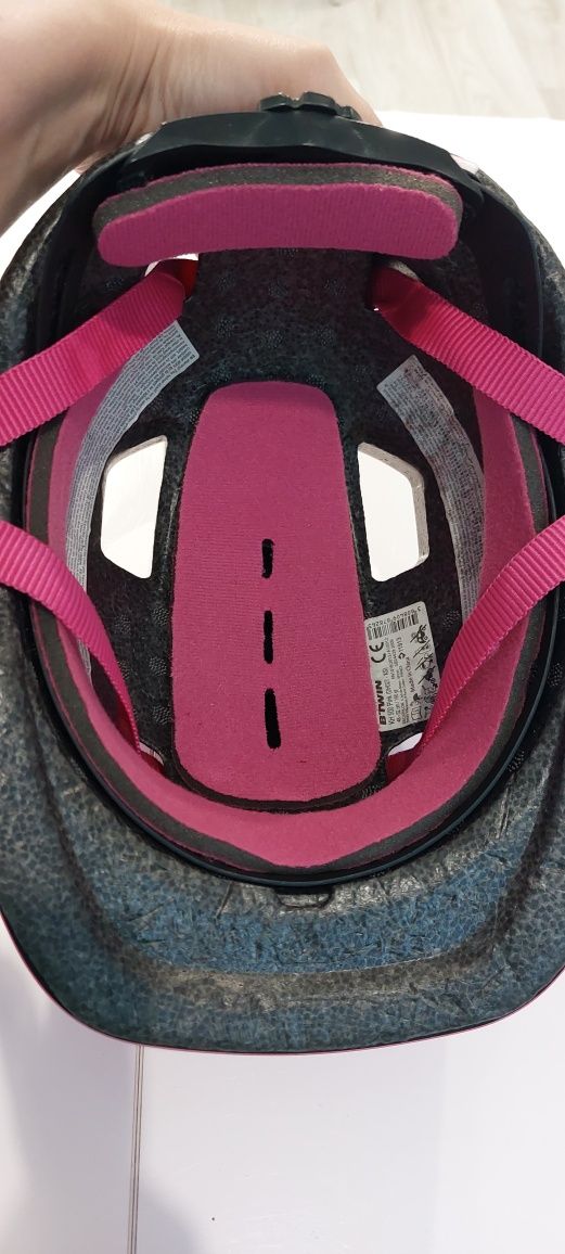 Kask BTWIN kh 500 pink xs 48-52