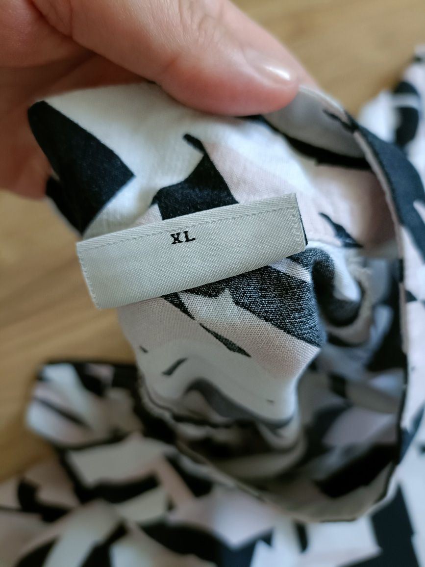 Sukienka letnia damska na krótki rękaw wiskoza plus size Noisy May 42