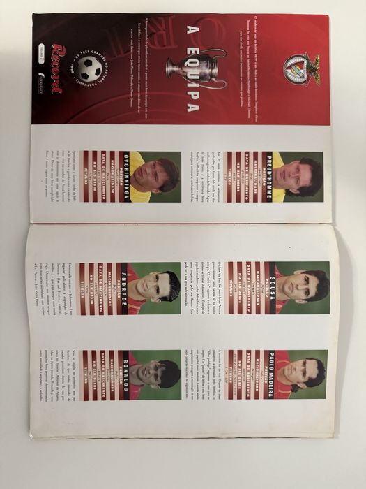 Coleção moedas Benfica