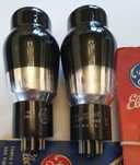 6B4G GE General Electric NOS x2 Wojskowe Para Lampy USA 6A3 6S4S 2A3