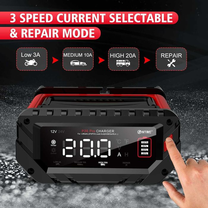 Автоматическое зарядное устройство HTRC P20 Pro 20A 12-24V