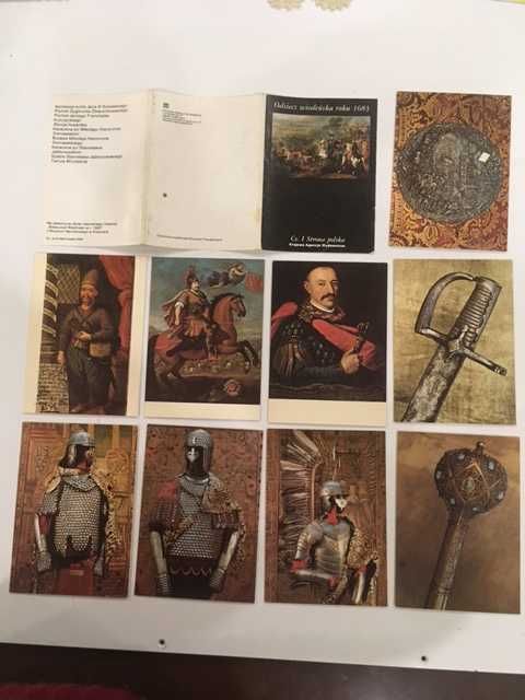 pocztówki w obwolucie -9 szt.KAW