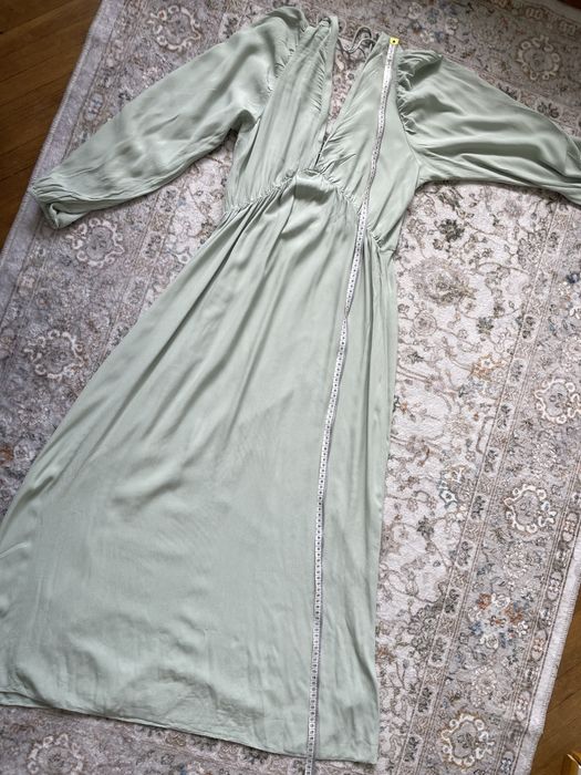 H&M modna letnia sukienka maxi długa suknia plażowa romantyczna boho