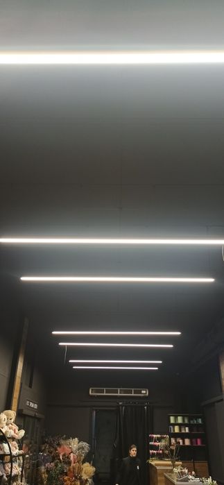 Світильники лінійні, офісні, довгі