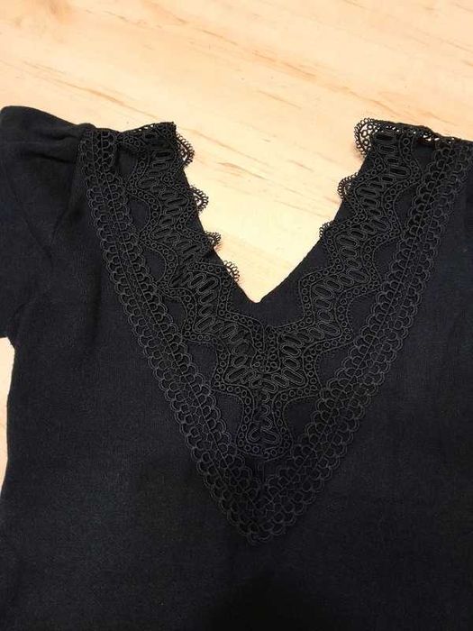 Sukienka sweterkowa czarna