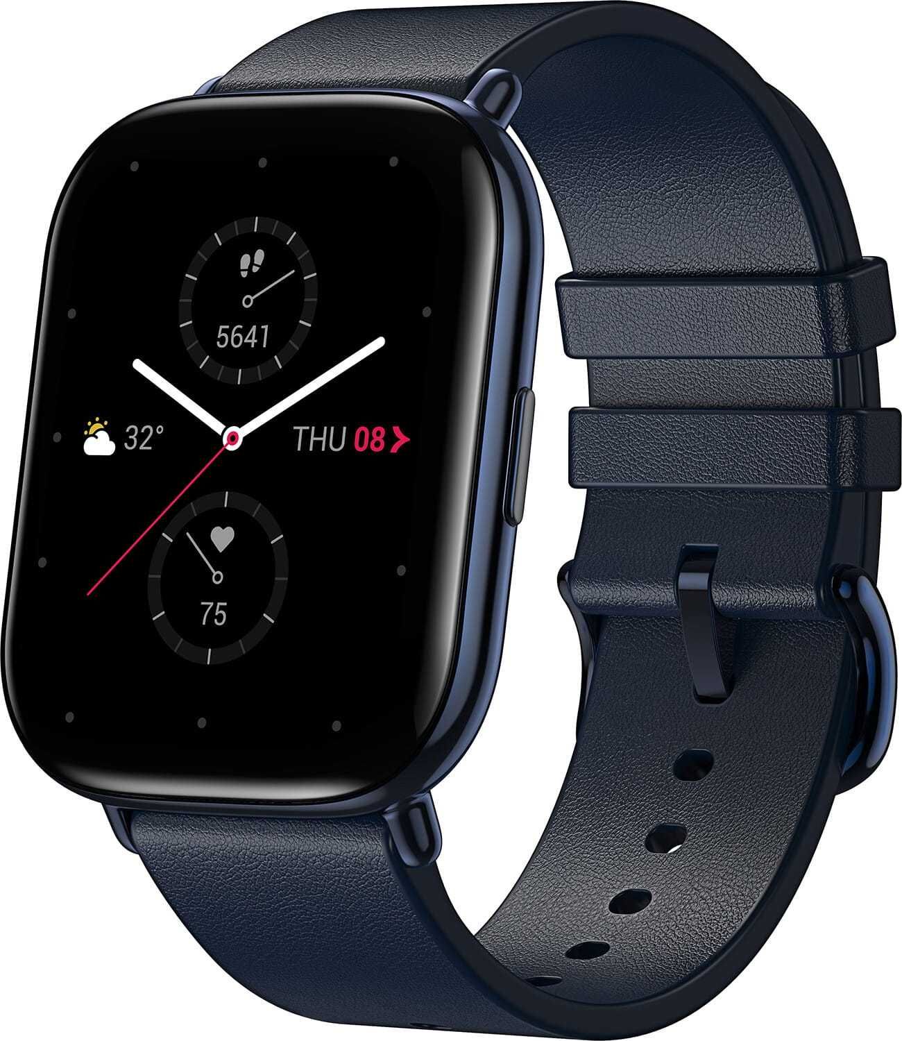 Smartwatch Amazfit Zepp E Prostokątny Blue Pulsoksymet A1958 Sklep Wwa