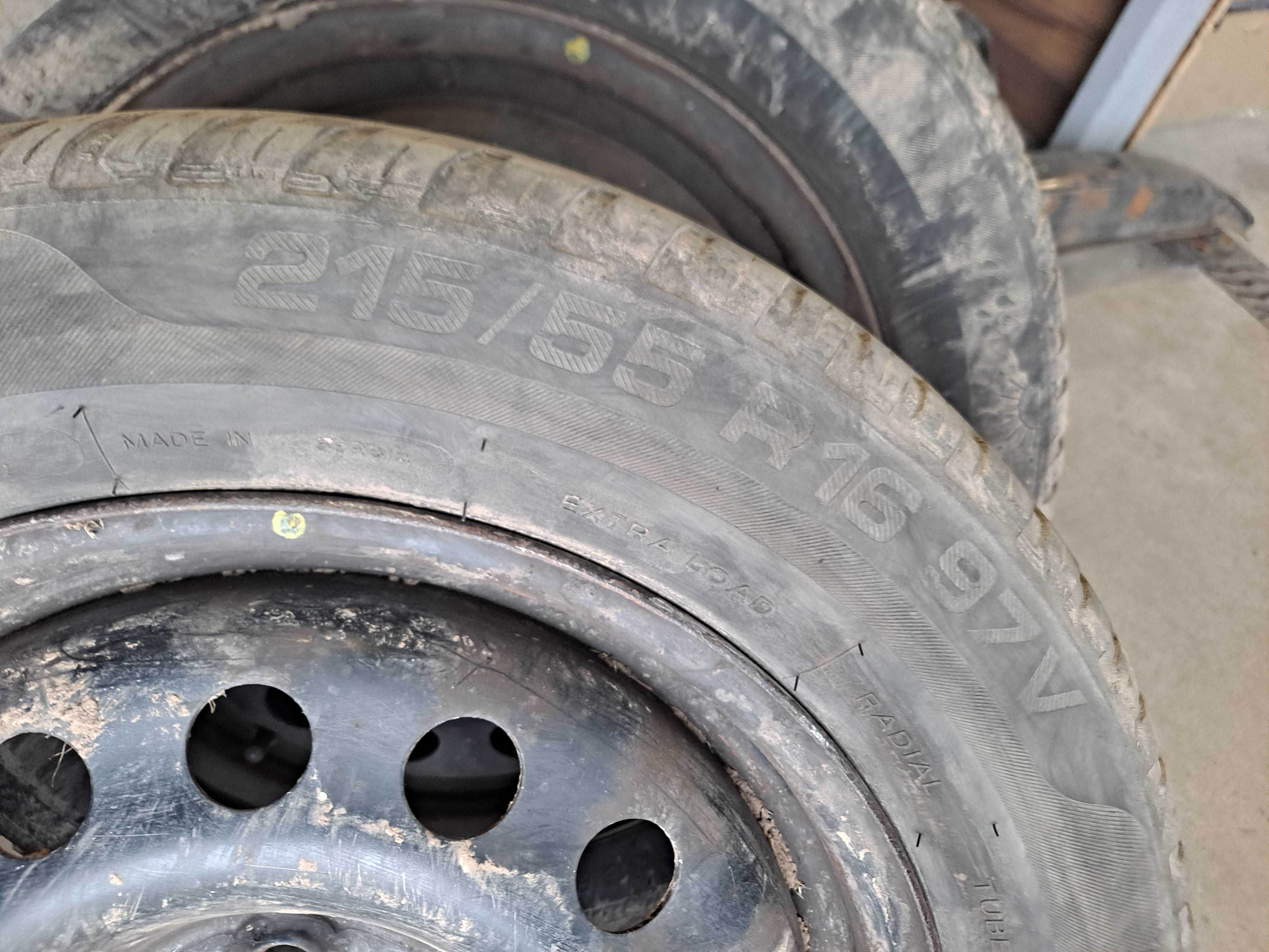Koła felgi stalowe opony 215/55/R16 Volkswagen sharan galaxy alhambra