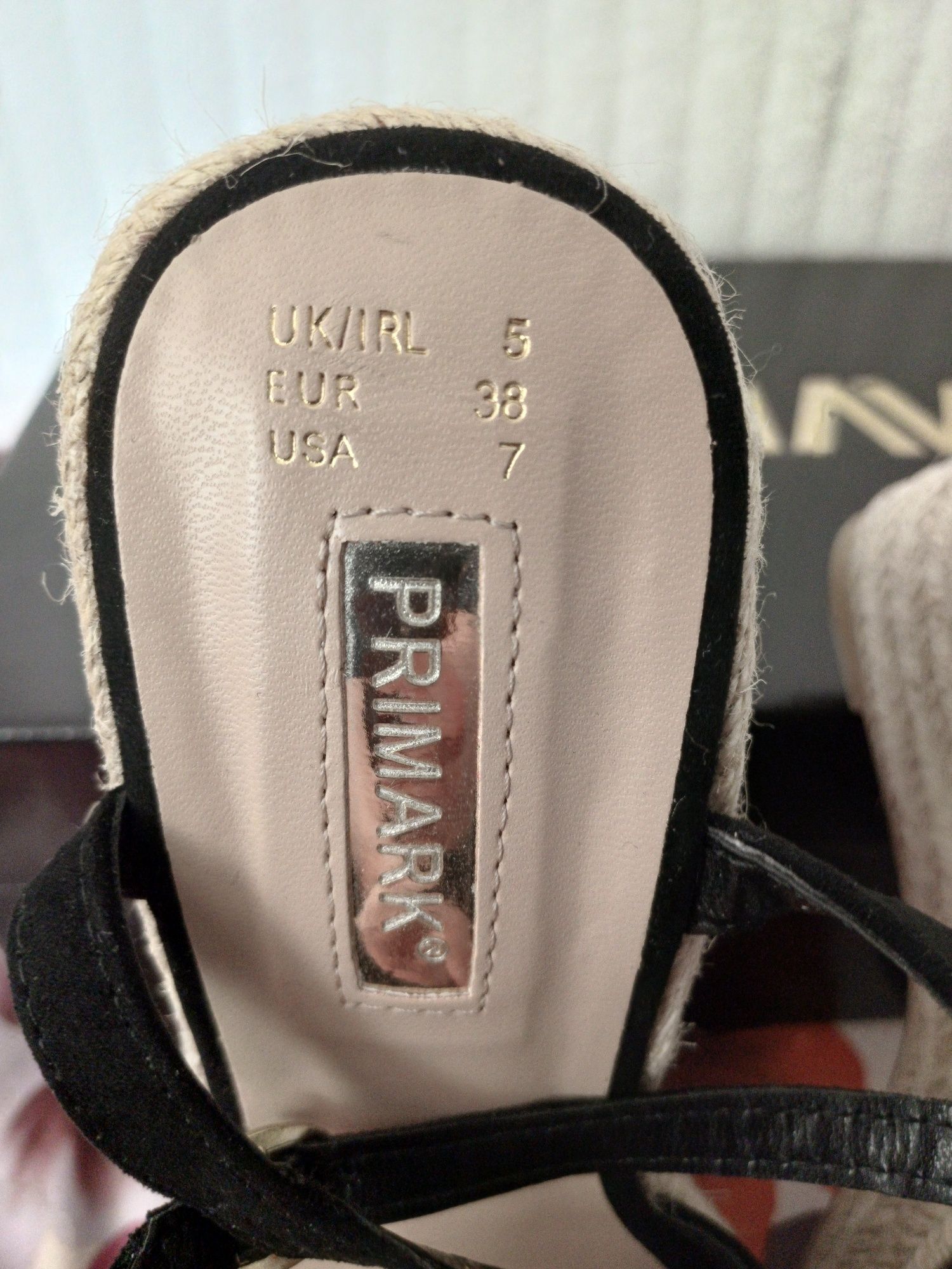 Zamszowe sandały/ buty  Primark