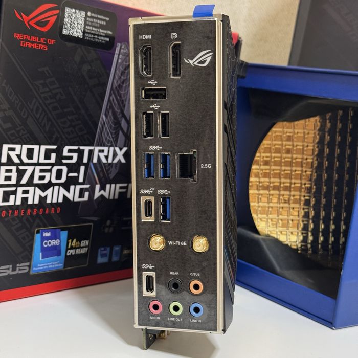 Mini itx комплект i9 12900K, Strix B760i материнська плата