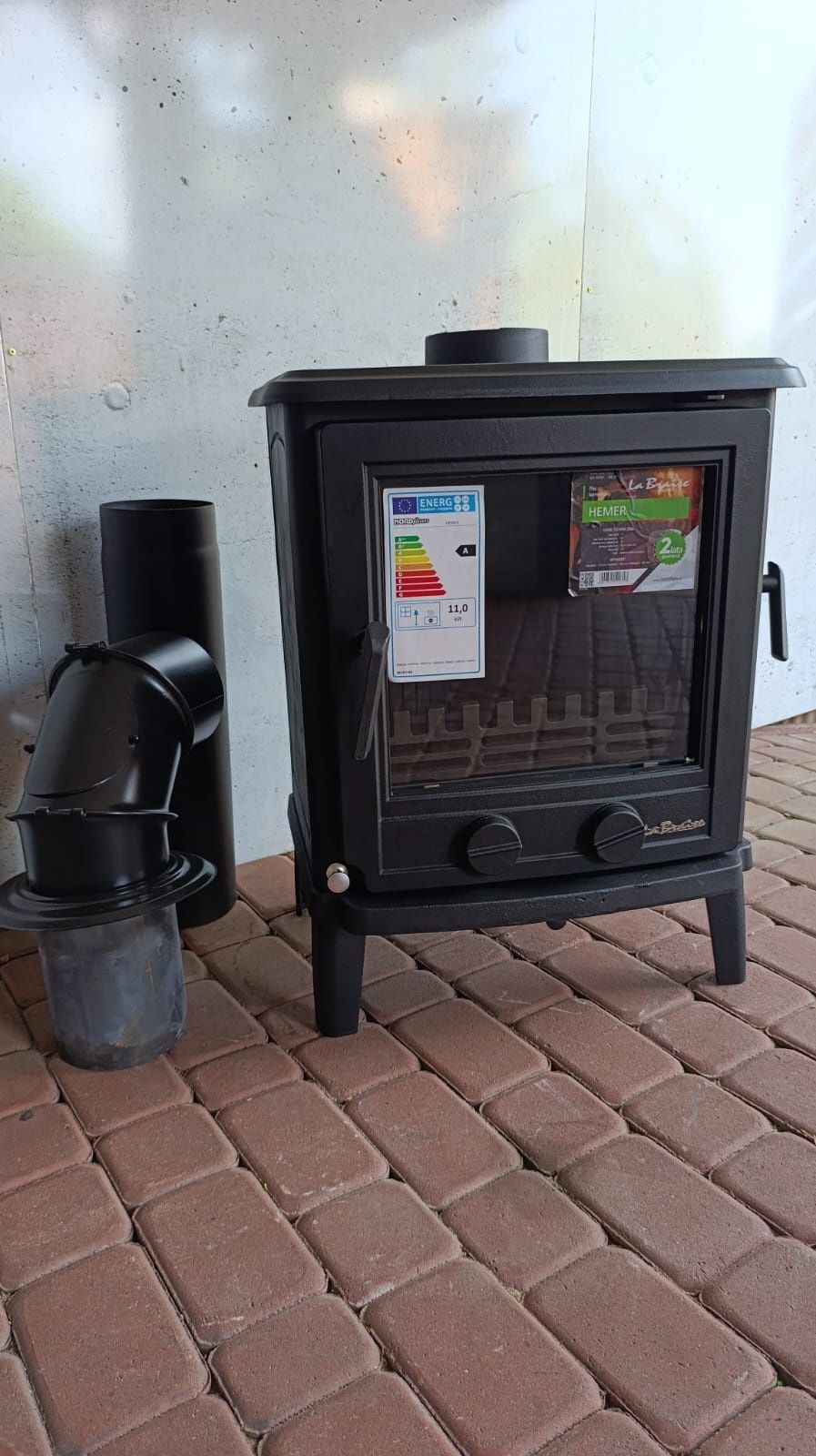 Kominek żeliwny Nordfam 11 kw
