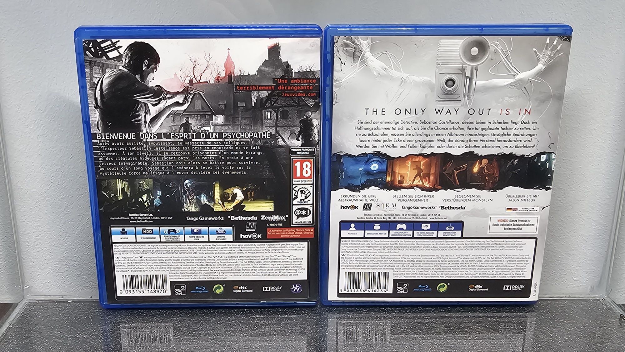 Pack 2X The Evil Within 1 2 I II PS4 PlayStation 4