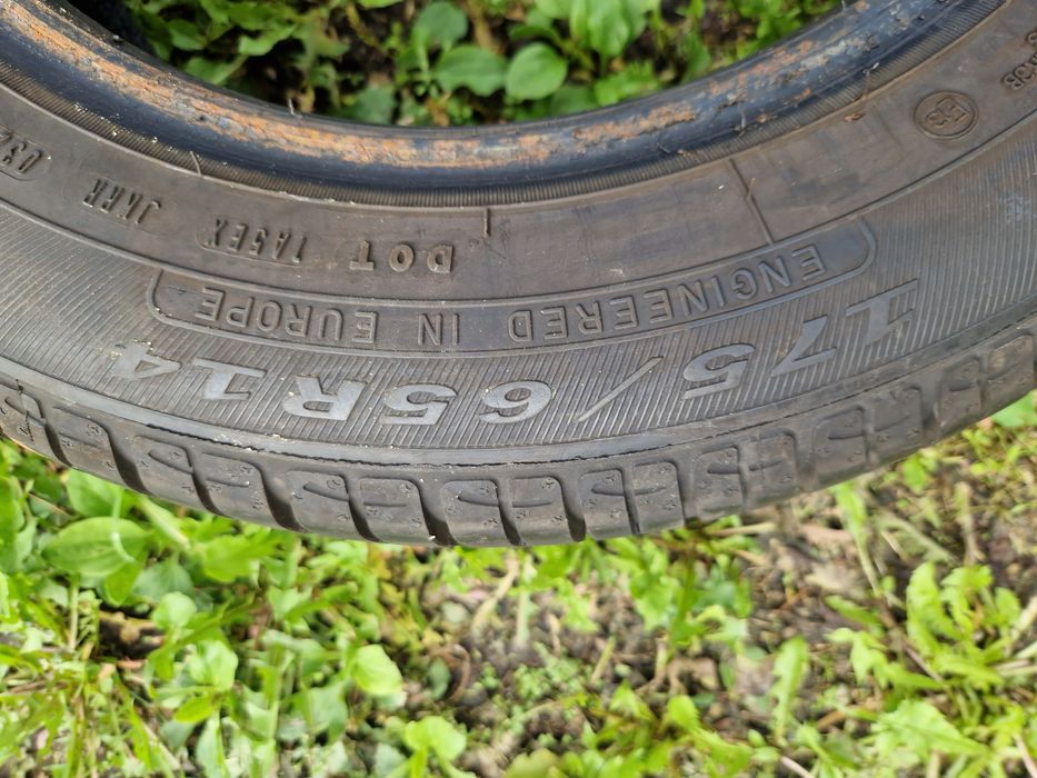 Opony 175/65/14.Letnie.4 sztuki.