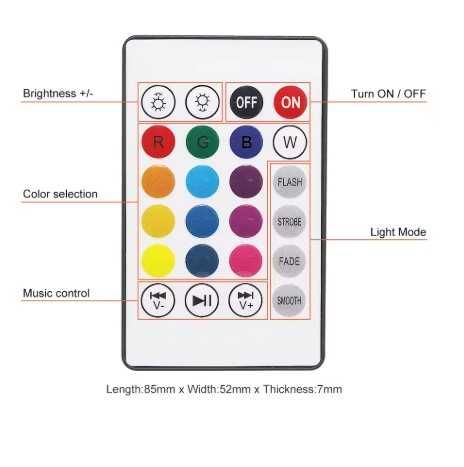 Głośnik lampa Bluetooth-zmienne oświetlenie, sterowany pilotem NOWY