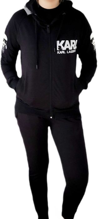 Dres Komplet damski Karl Lagerfeld czarny XL