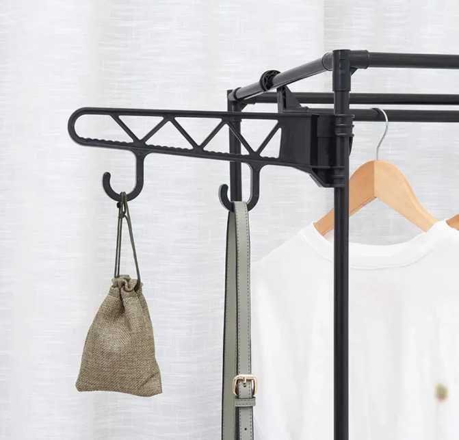 Універсальна тимчасова шафа вішалка стійка для одягу і взуття