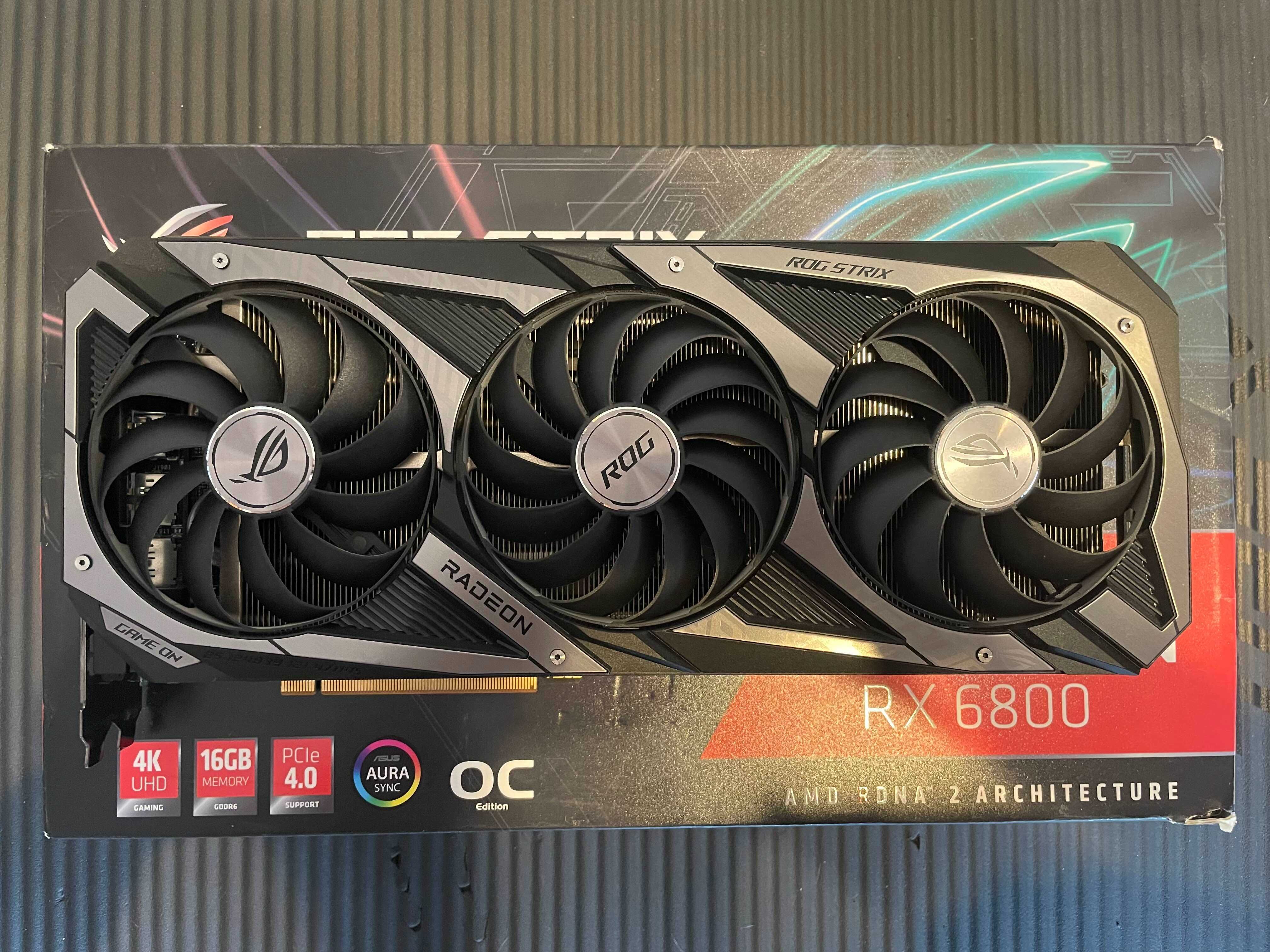 AMD RX 6800 Rog Strix OC 16GB