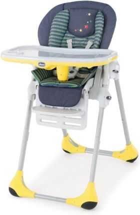 Krzesełko do karmienia Chicco Polly denim