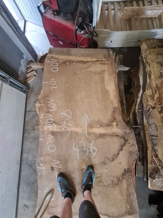 Dąb suchy monolit klasa 1 równy prosty blat drewniany na stół