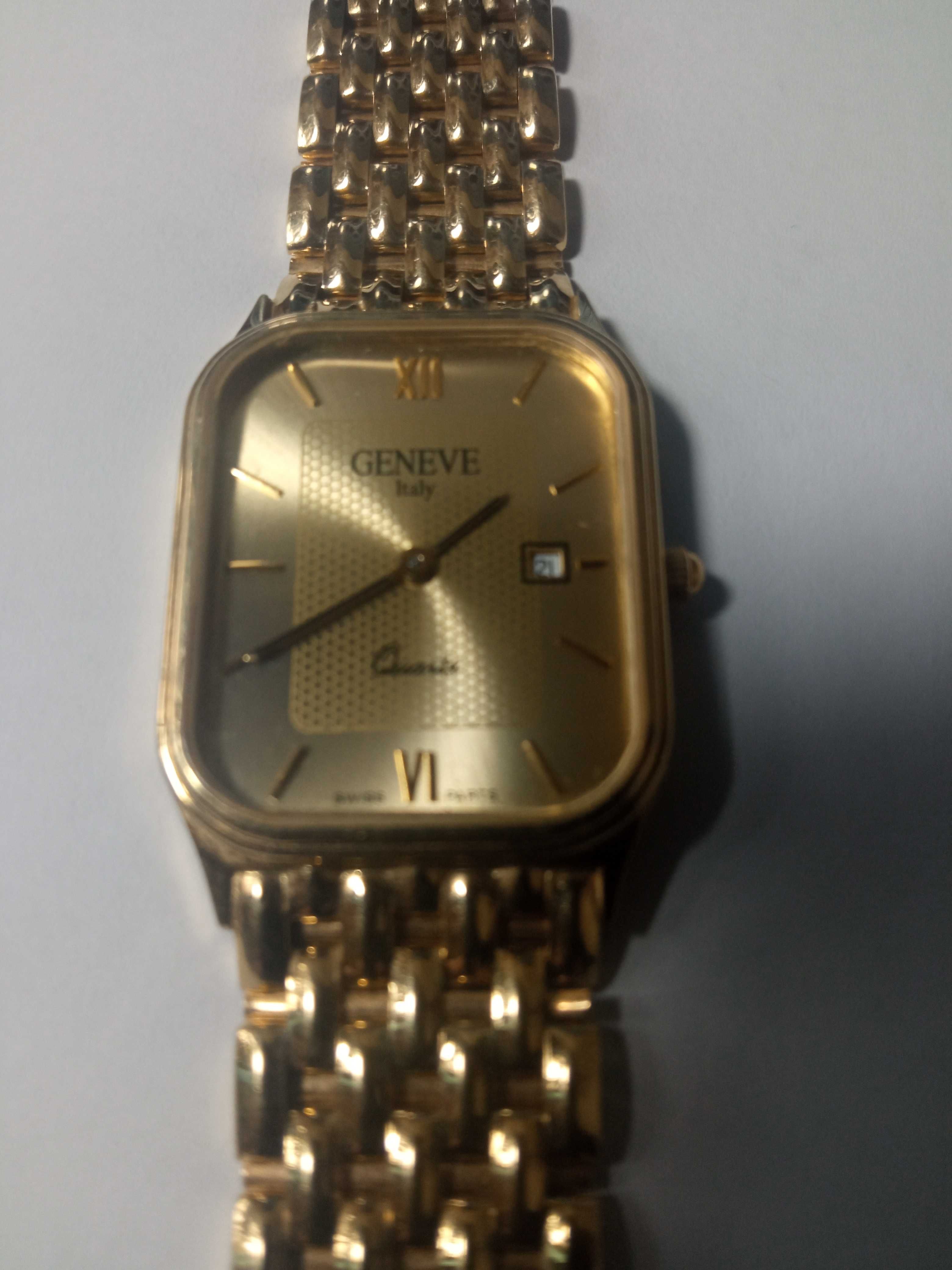 Sprzedam złoty zegarek za złotą bransoletą Geneve
