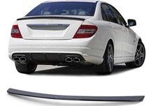 Spoiler Lotka Dokładka Mercedes C Sedan W204 CZARNY POŁYSK