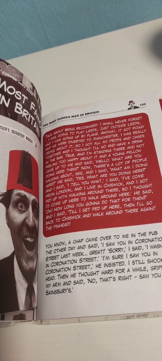 Книга англійською The Tommy Cooper Joke Book. Compiled by John Fisher