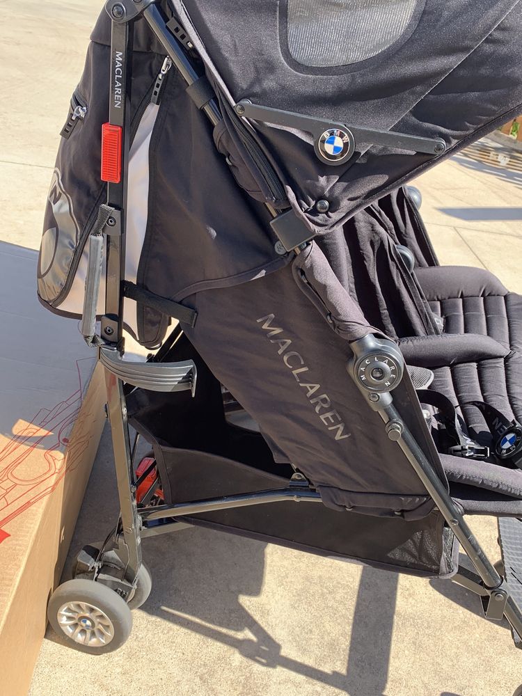 Maclaren BMW Twin Stroller/ carrinho Bengala de Gemeos