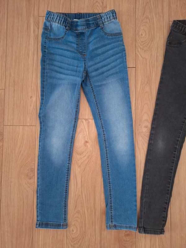 Jeansy/ legginsy dla dziewczynki rozmiar 146