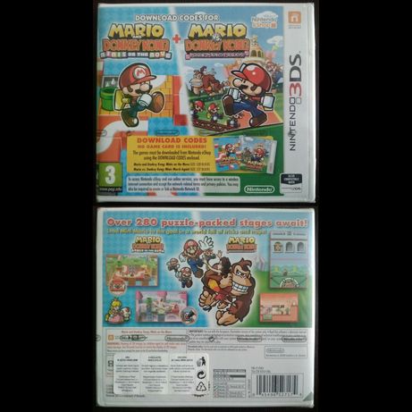 Mario and donkey kong minis on the move vs kong minis march again! 3ds