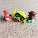 Conjunto de 3x Brindes Kinder Surpresa