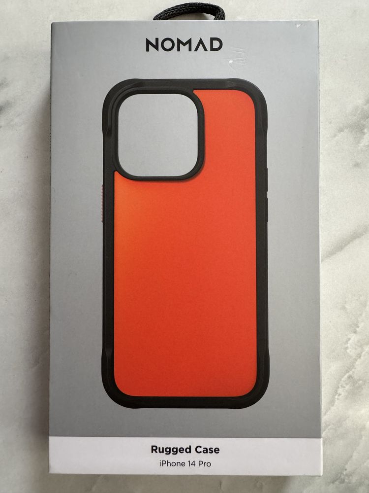 NOMAD Rugged Case Ultra Orange iPhone 14 Pro