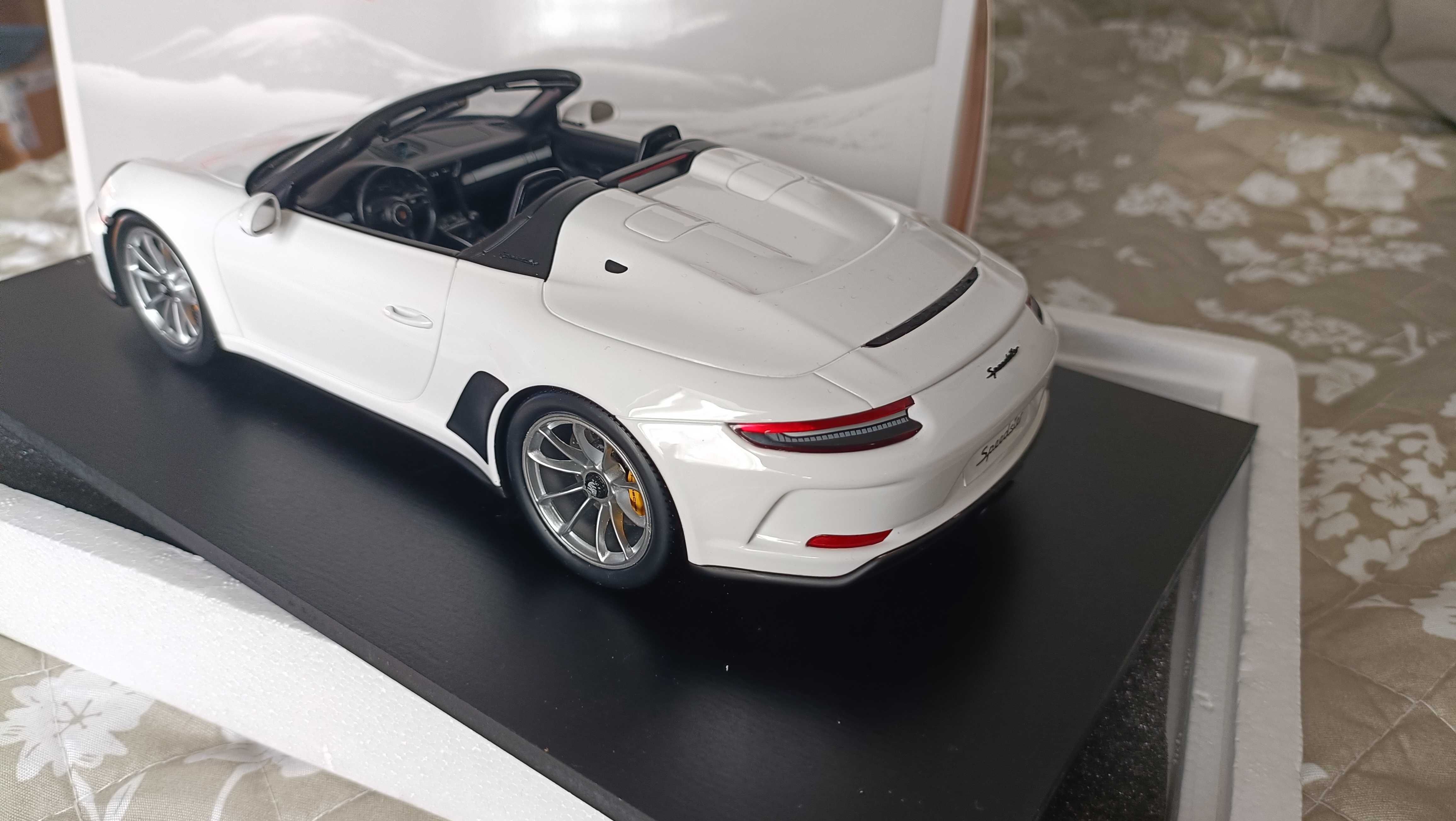 Porsche Speedster + Branco + 1/18 + Spark + Resina + Portes Gratis