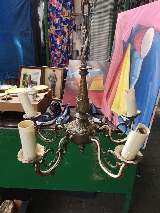 Lampa żyrandol antyk