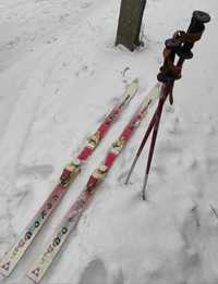 Лыжи FISCHER Boron, крепление Salomon и лыжные палки