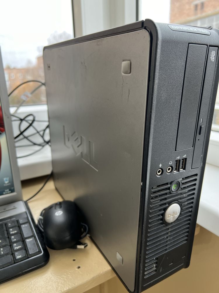 Комплект системный блок Dell + Монитор Hewlett-Packard