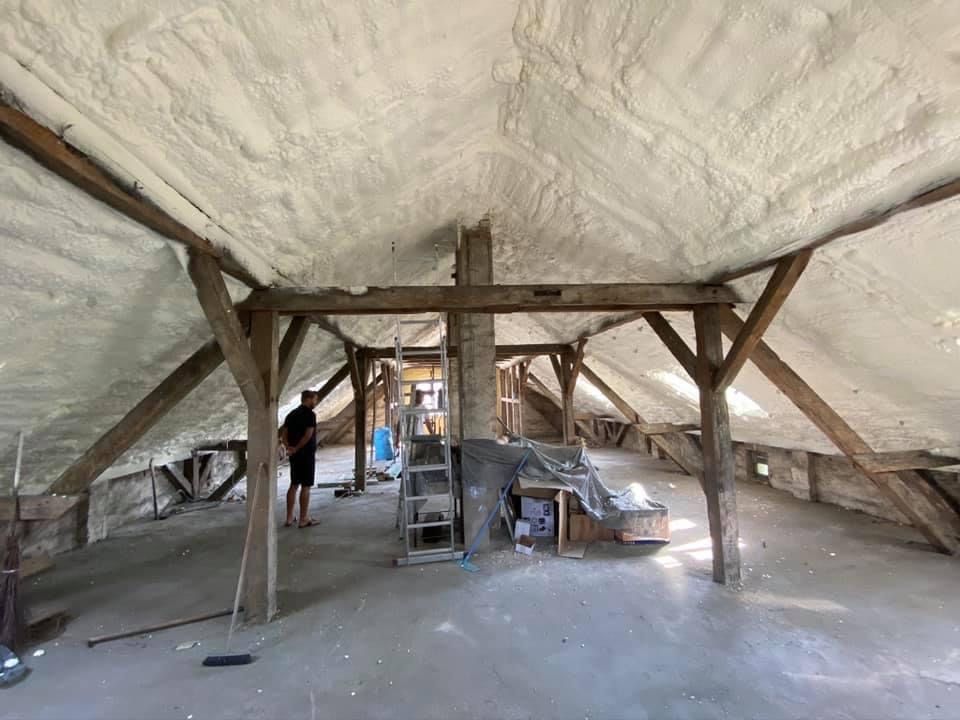 Termoizolacja pianą PUR, Ocieplenie poddaszy - NOWE NIŻSZE CENY !!!