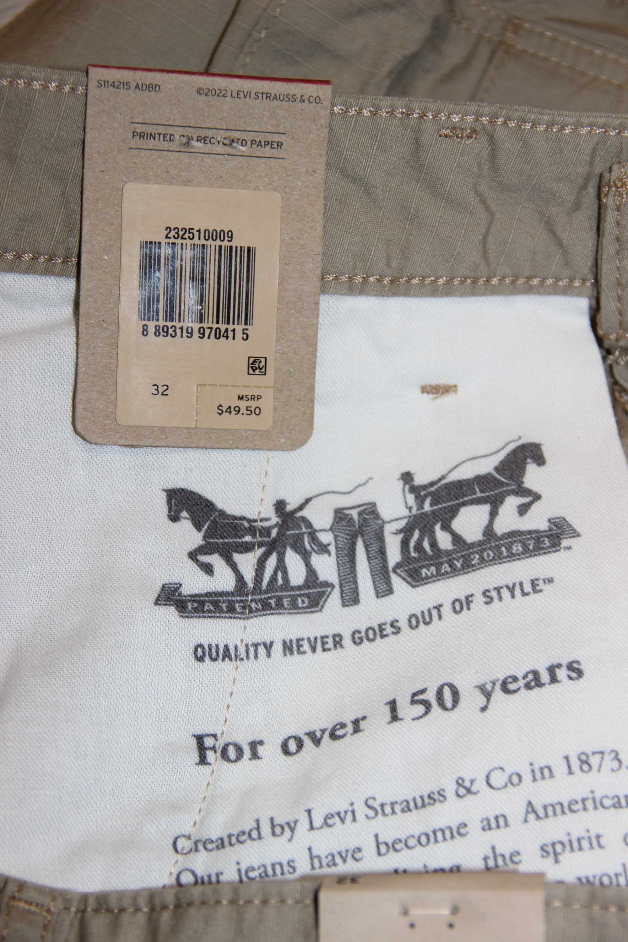 LEVIS Cargo шорты оригинал из США р.31,32,33,34,36,38,40
