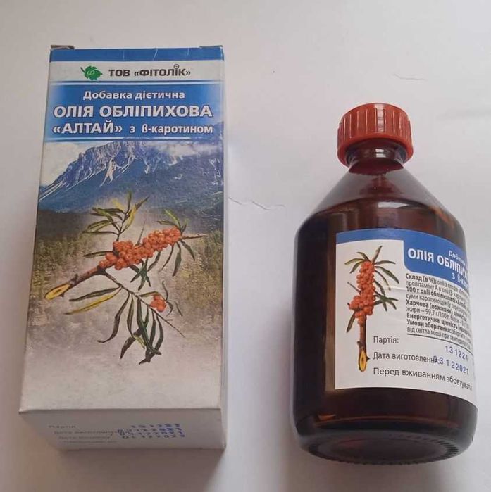 olej z rokitnika syberyjskiego Ałtaj - 100ml