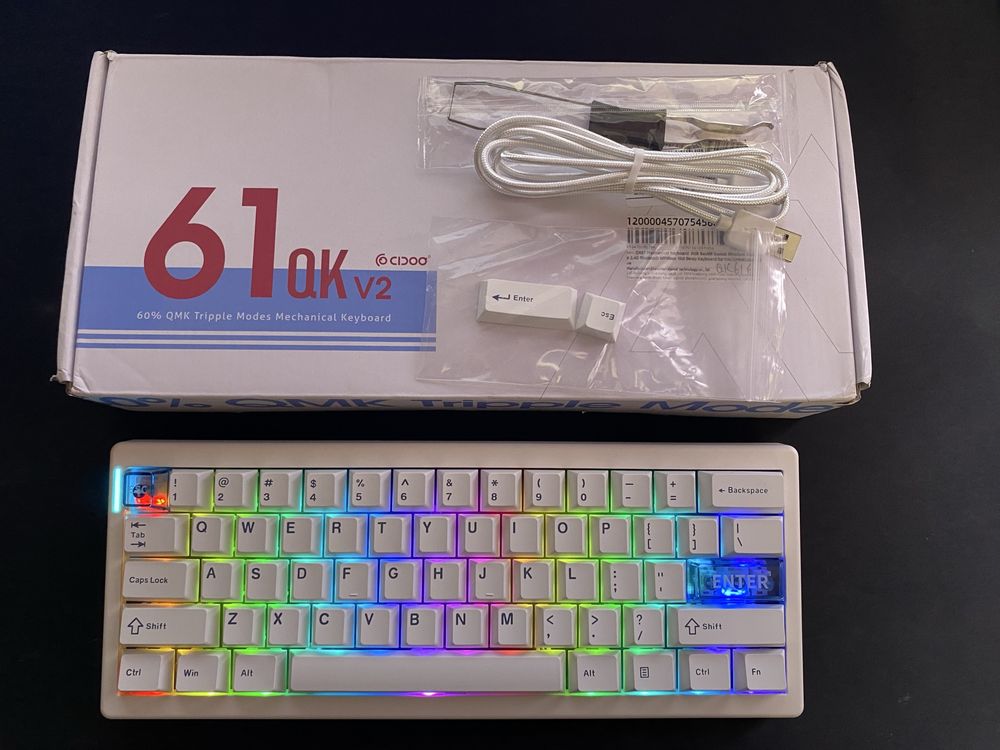 Ігрова клавіатура cidoo qk61 v2
