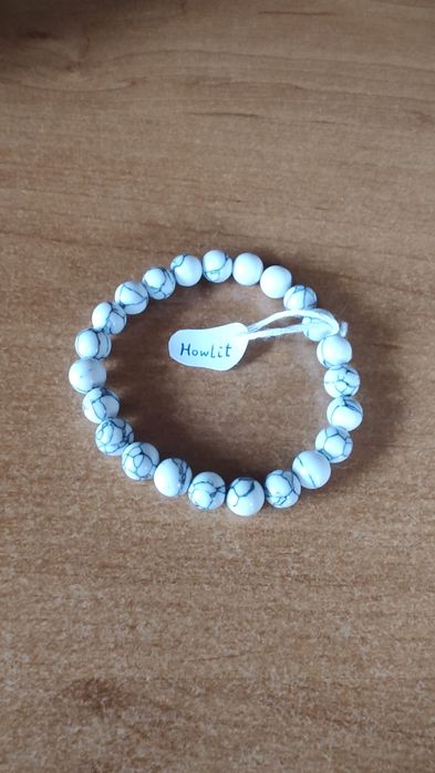 Bransoletka handmade howlit
