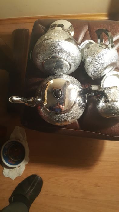 sprzedam czajniczki grawerowane prl