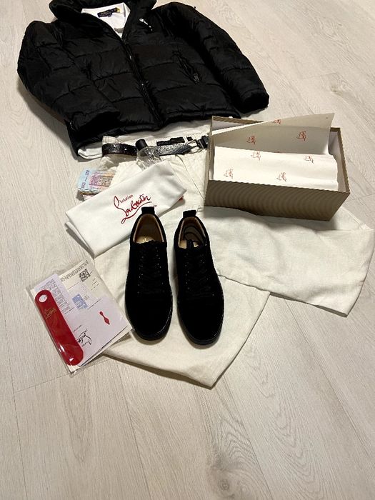 Кроссовки кеды Christian Louboutin / labuten | під замовлення