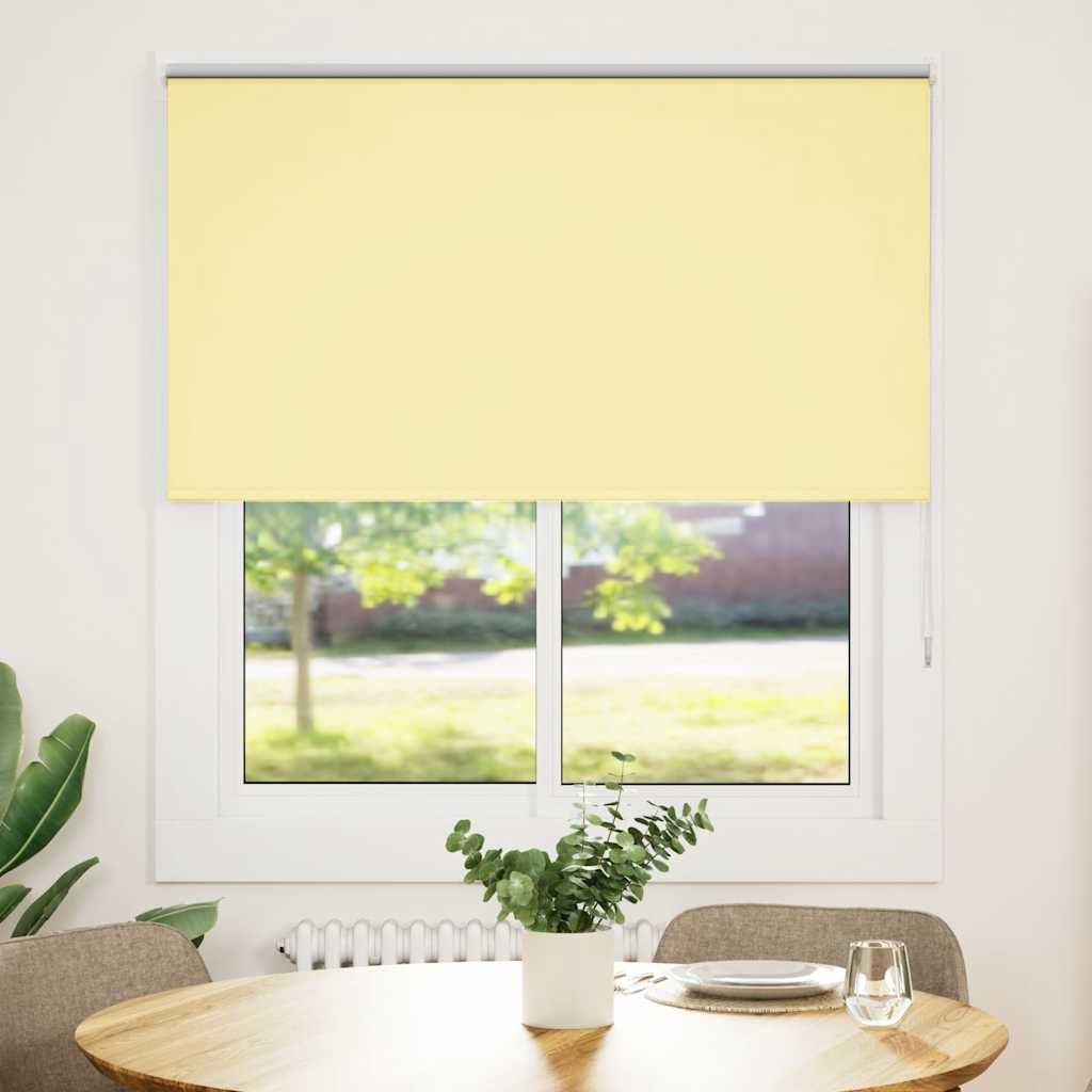 Roleta zaciemniająca Żółta 120x150 cm Szerokość tkaniny 116,6cm