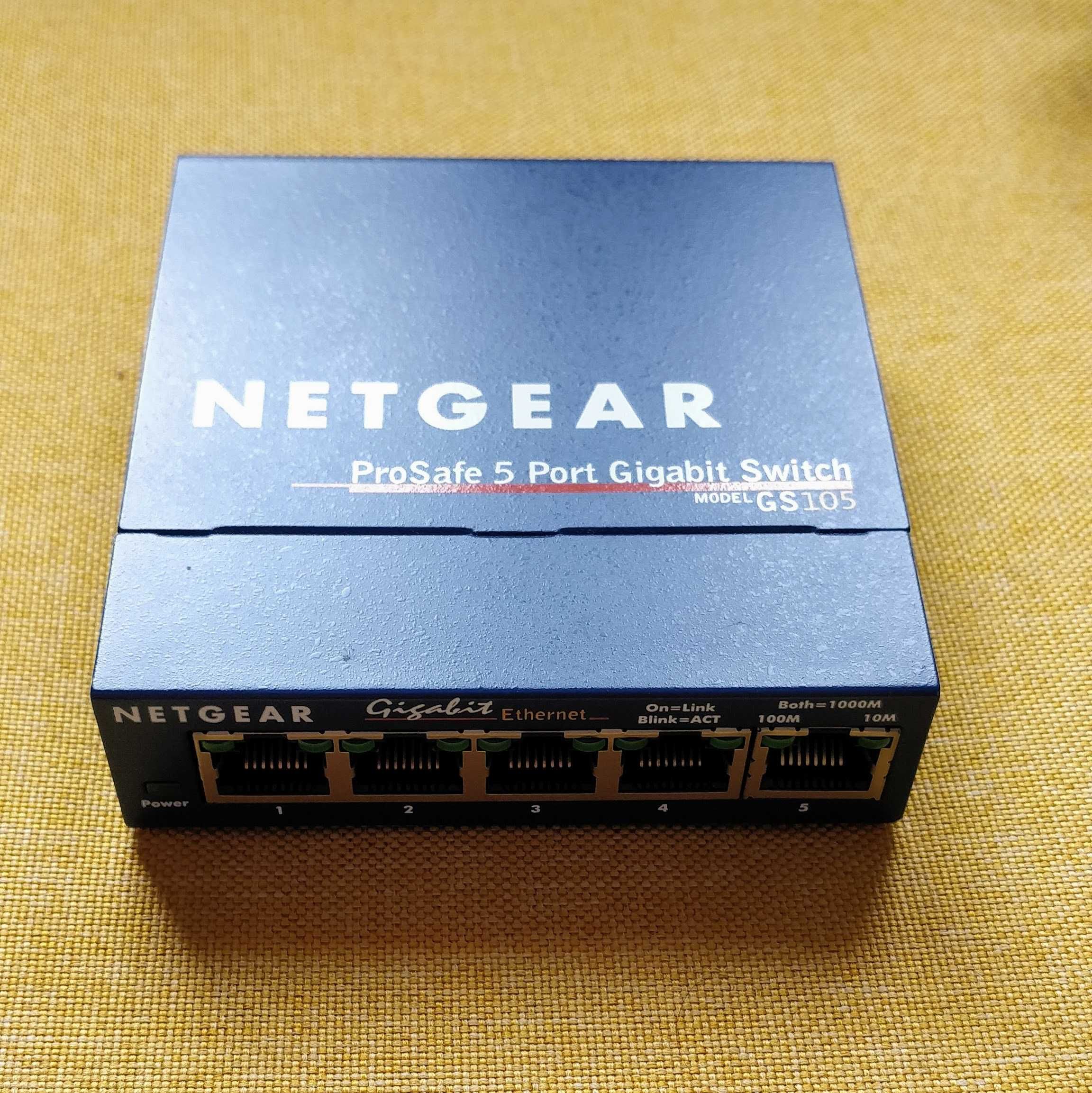 Switch Netgear GS105 ProSafe 5-Port Gigabit