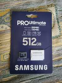 PRO ULTIMATE 512GB samsung microSDXC UHS-I 200MB/s 130MB/s