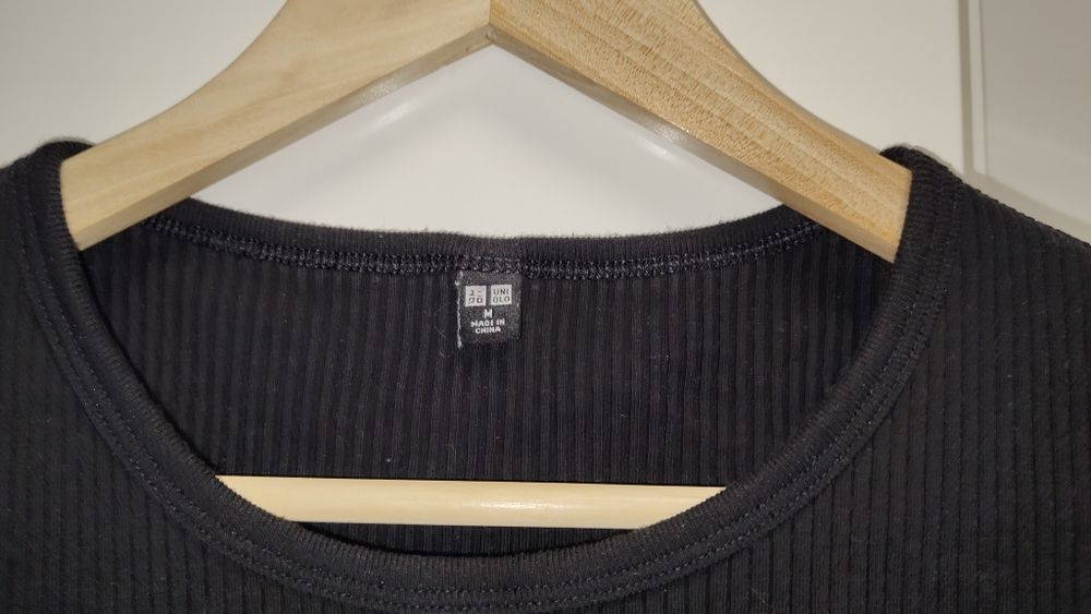 Bluzka Uniqlo r. M czarna top